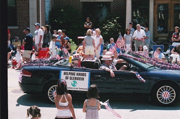 Helping Hands Car in a Parade